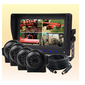 Waterproof Monitor Car Camera Systems for Farm Tractor, Combine, Cultivator, Plough, Trailer, Truck, Barn Vision